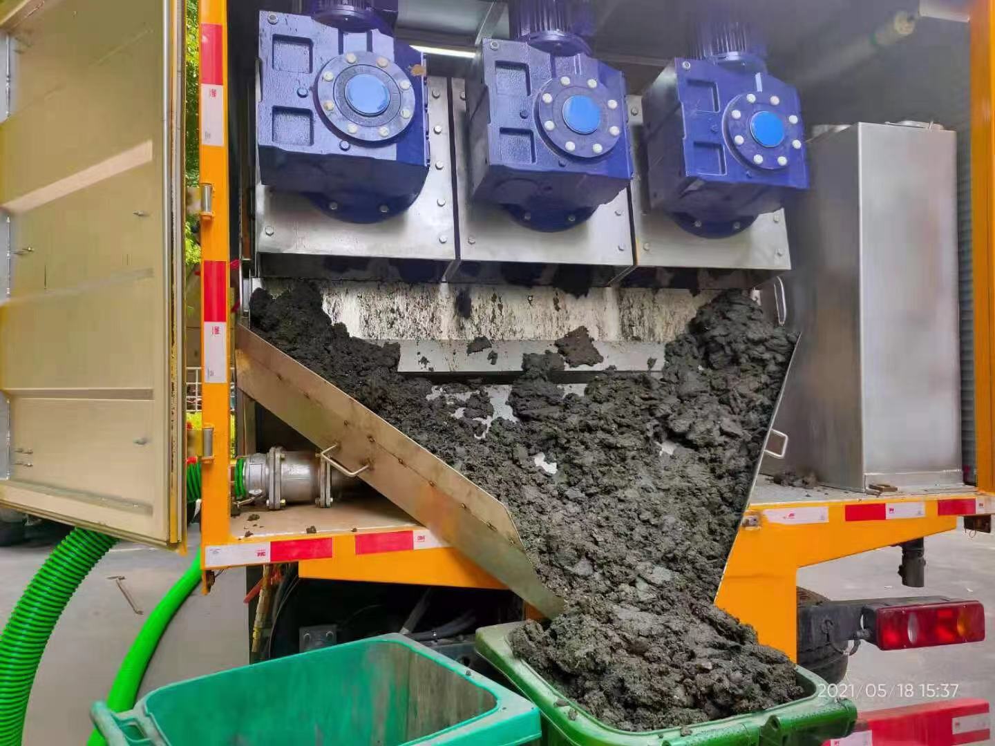 安远化粪池清掏城市维护站-泥浆净化干湿分离处理